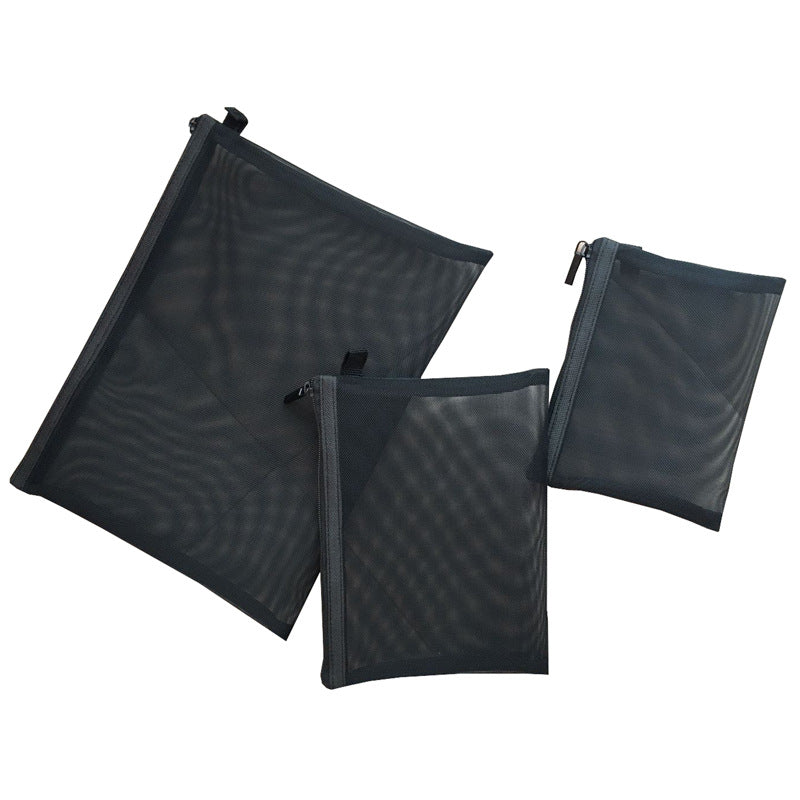 Mesh Transparent Pouches (Pack of 5, 10)