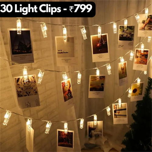 Glow Clips (Free 6 Hanging hooks)