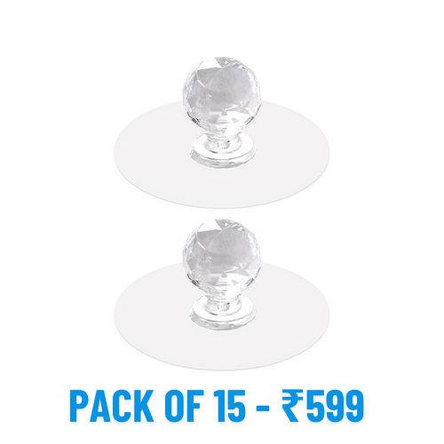 Adhesive Acrylic Knobs