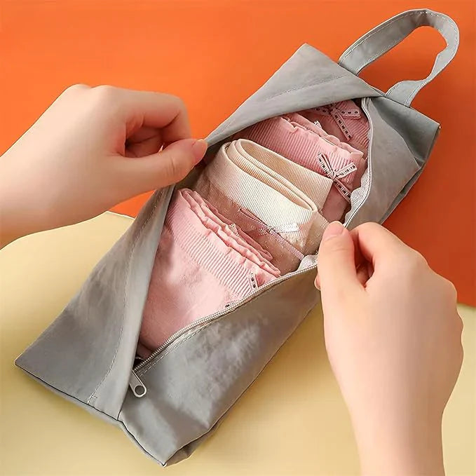 Portable Travel Storage Bags & Water Proof Shoe Bag (Combo)