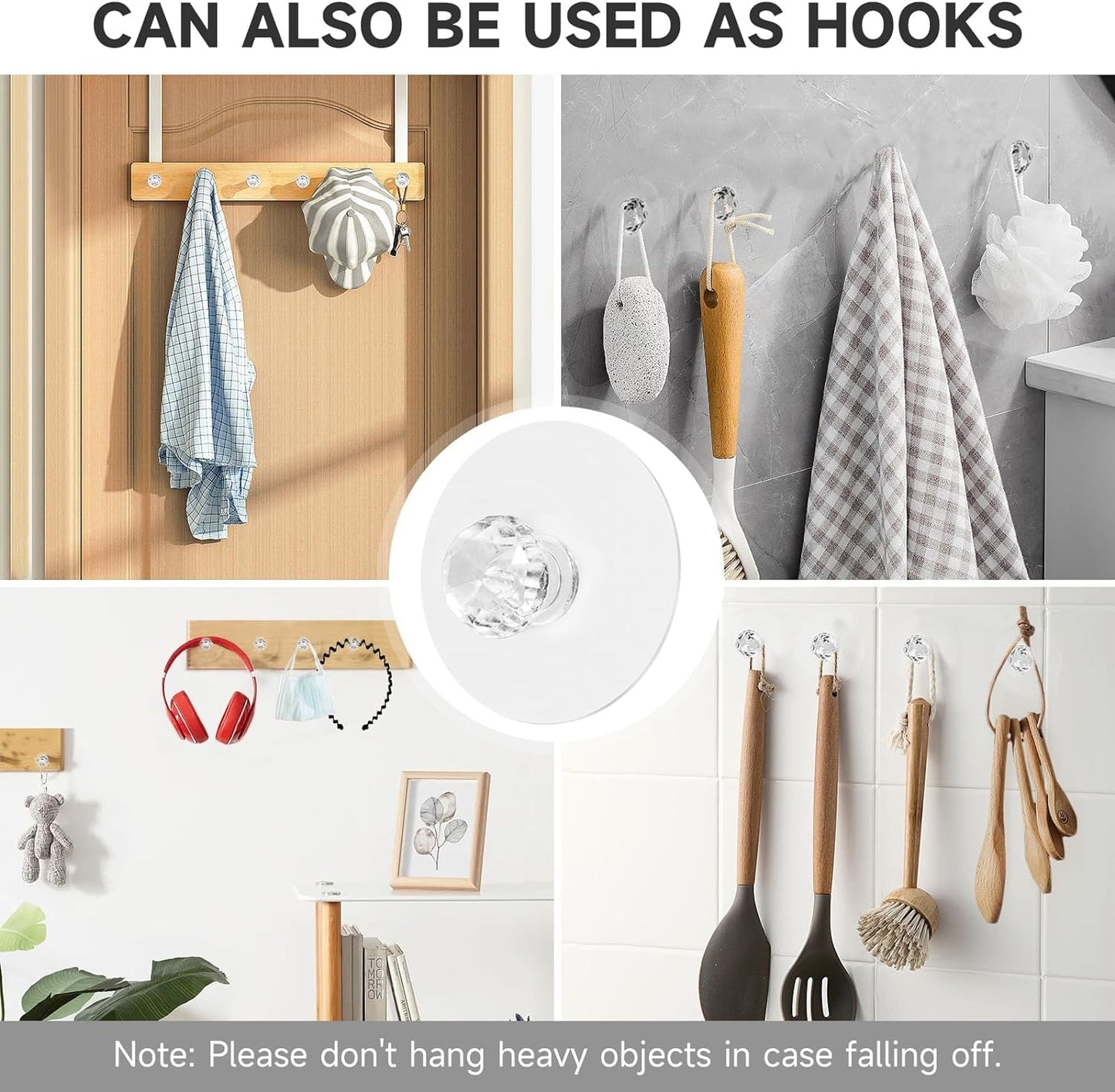 Adhesive Acrylic Knobs