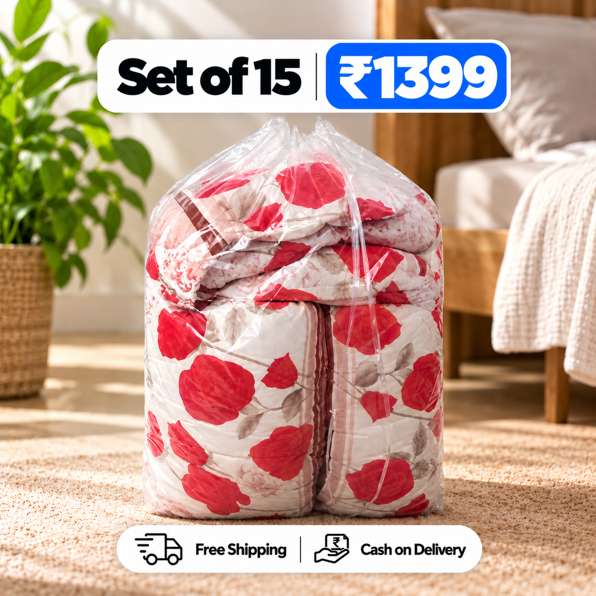 Extra Large Drawstring Storage Bags