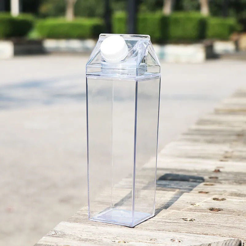 Square-shaped Transparent bottle