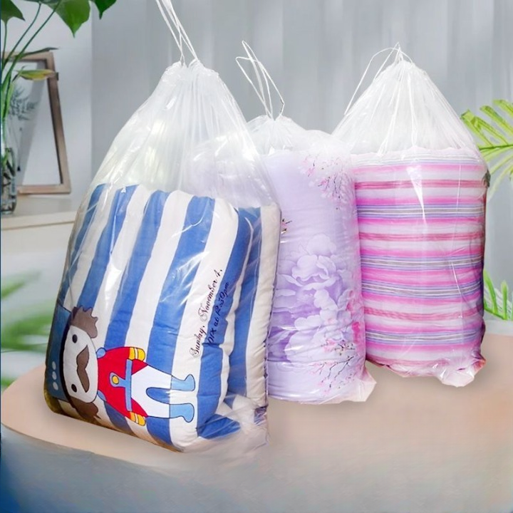 Bed Sheets Storage Drawstring Bags- Pack of 12 (Small Medium Large)