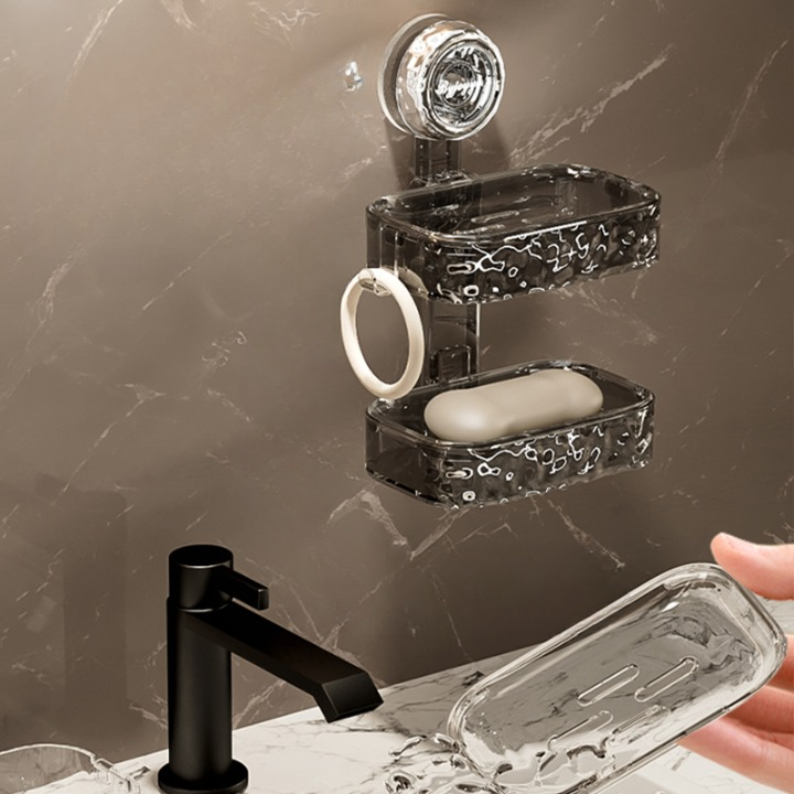Dual Layer Soap Holder (Suction cups)