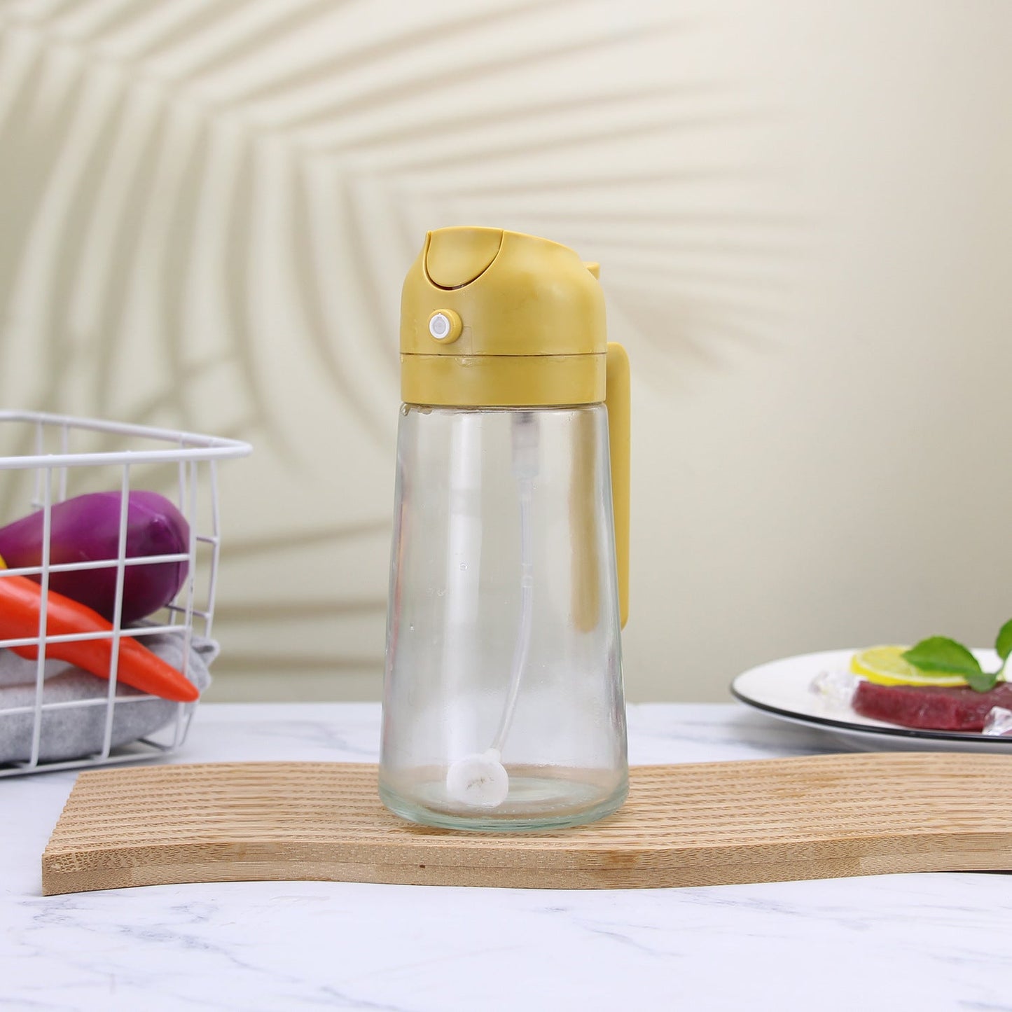 Glass Oil Dispenser (2 in 1)