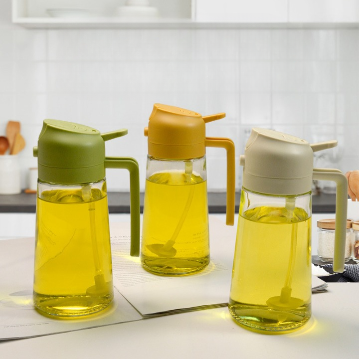 Glass Oil Dispenser (2 in 1)