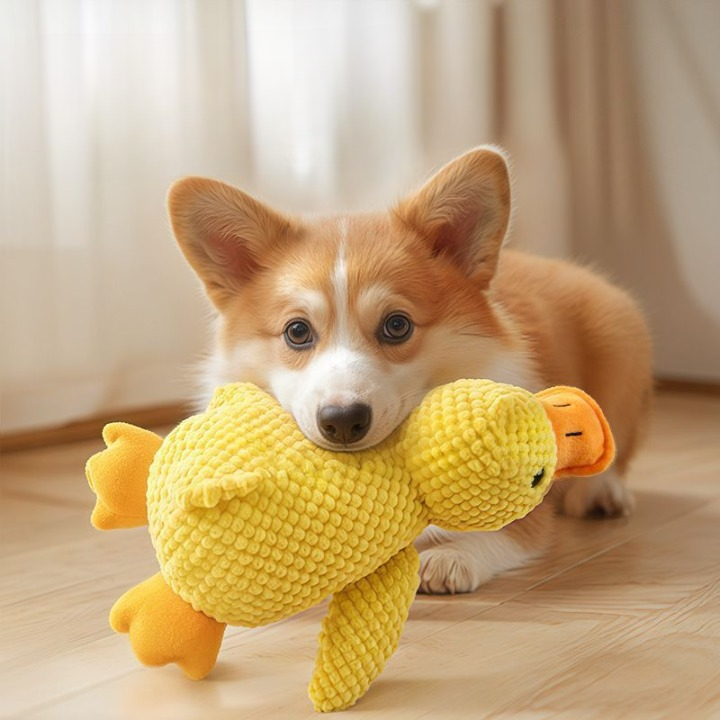Squeaky Duck Plush