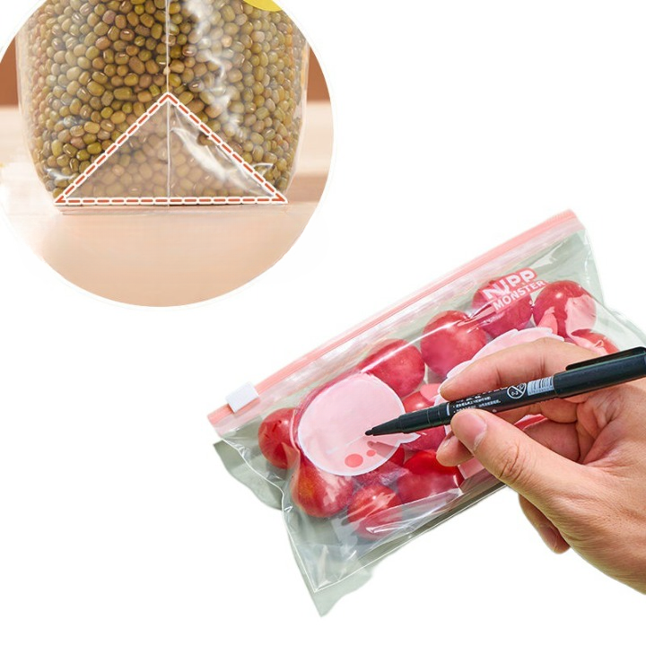 Zipper Lock Bags (40 Pcs Medium + 15 Pcs Large)