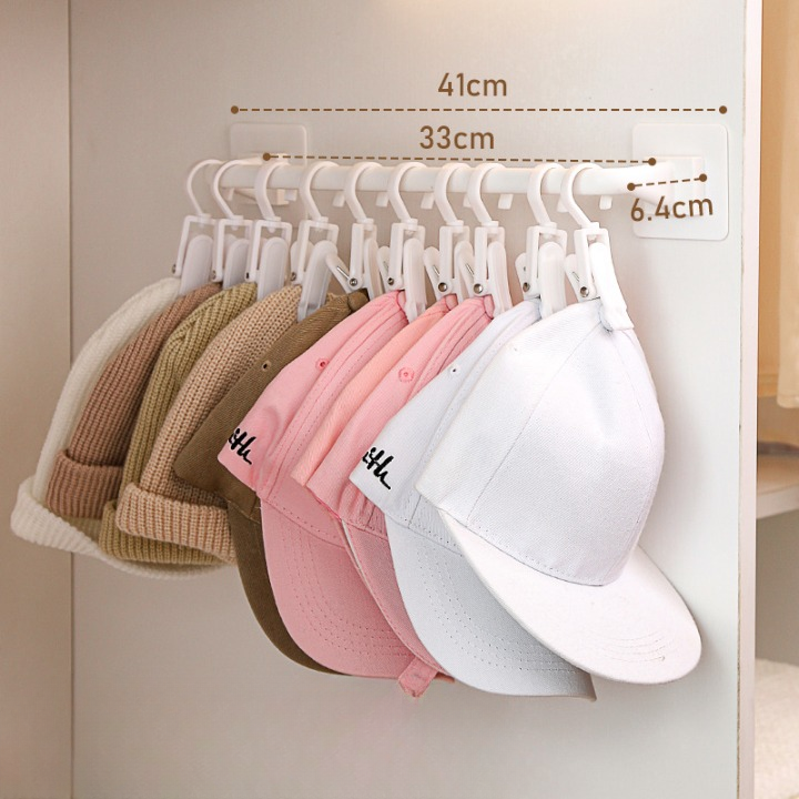 Closet Organizer (Hanging Bar + Clips Combo)