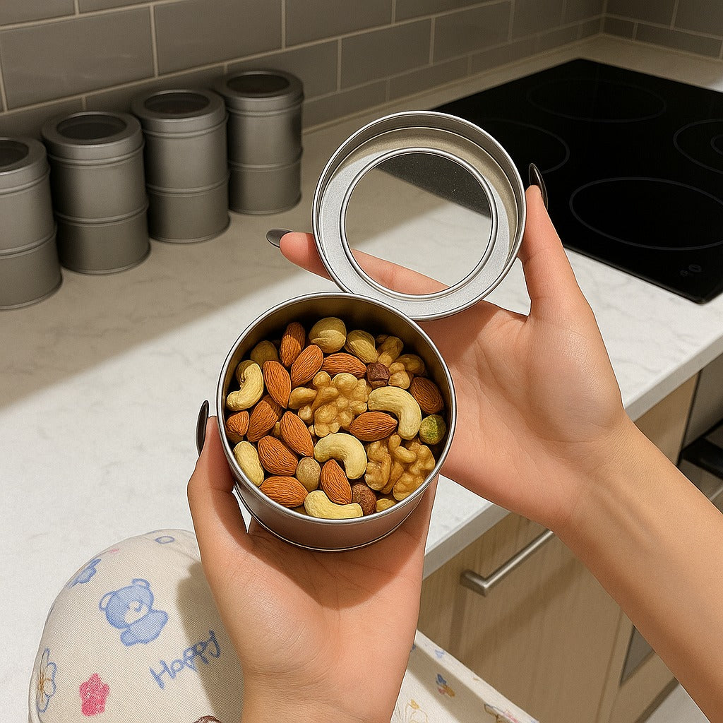 Transparent Lid Jars