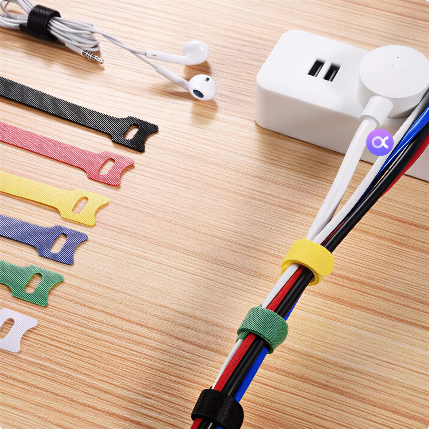 Reusable Cable Organizer Straps