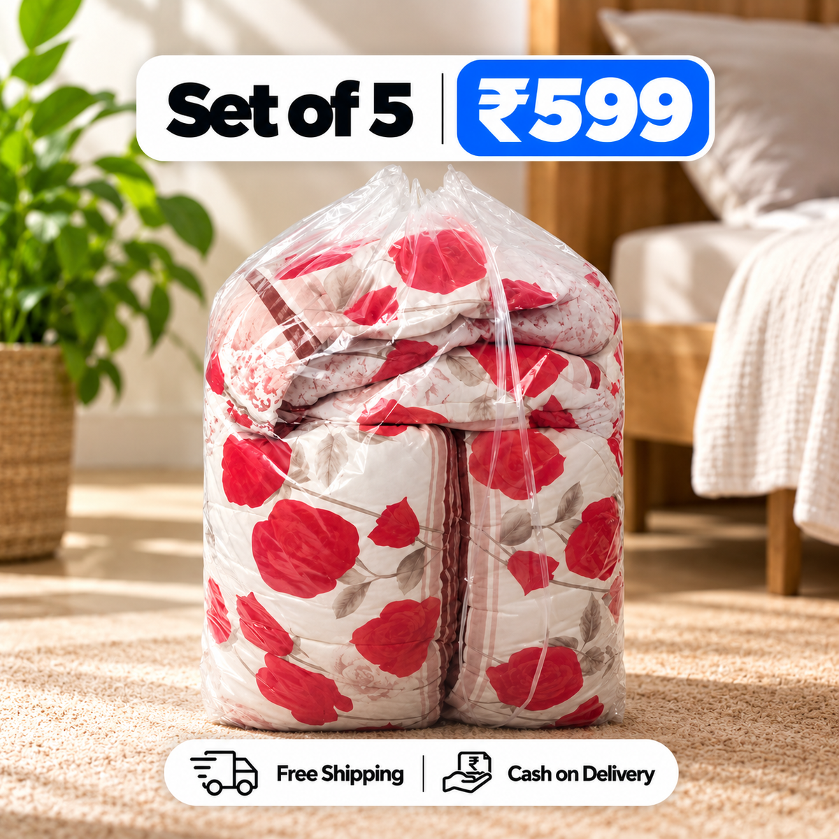 Extra Large Drawstring Storage Bags