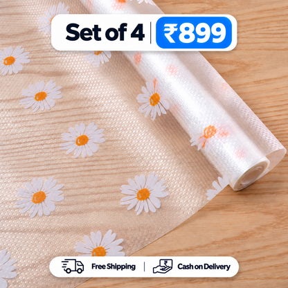 Floral Shelf Liners