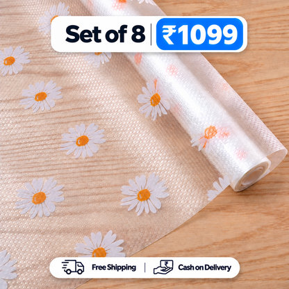 Floral Shelf Liners