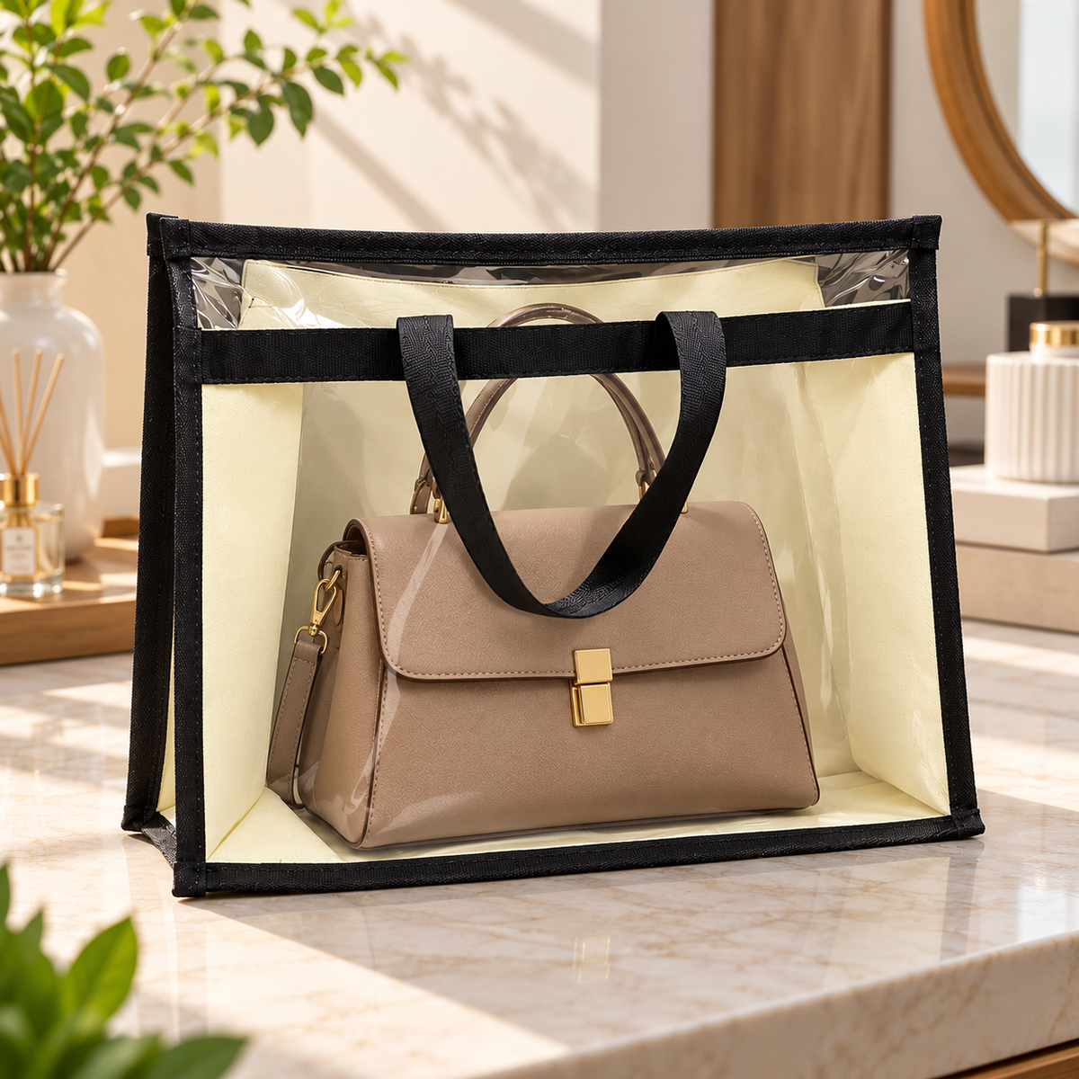 Transparent Storage Handbag