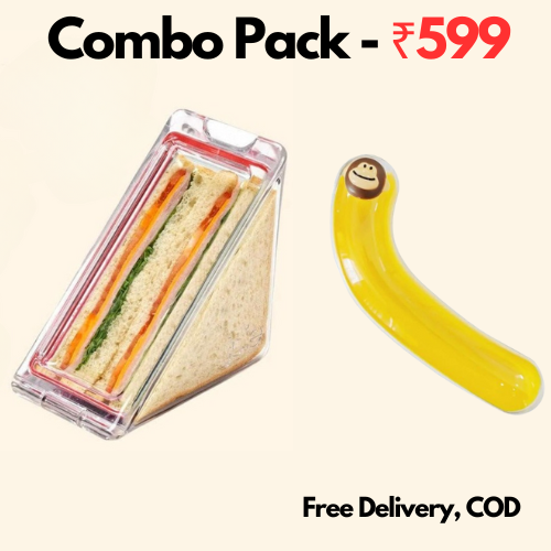 Sandwich Box & Banana Pod (Combo)