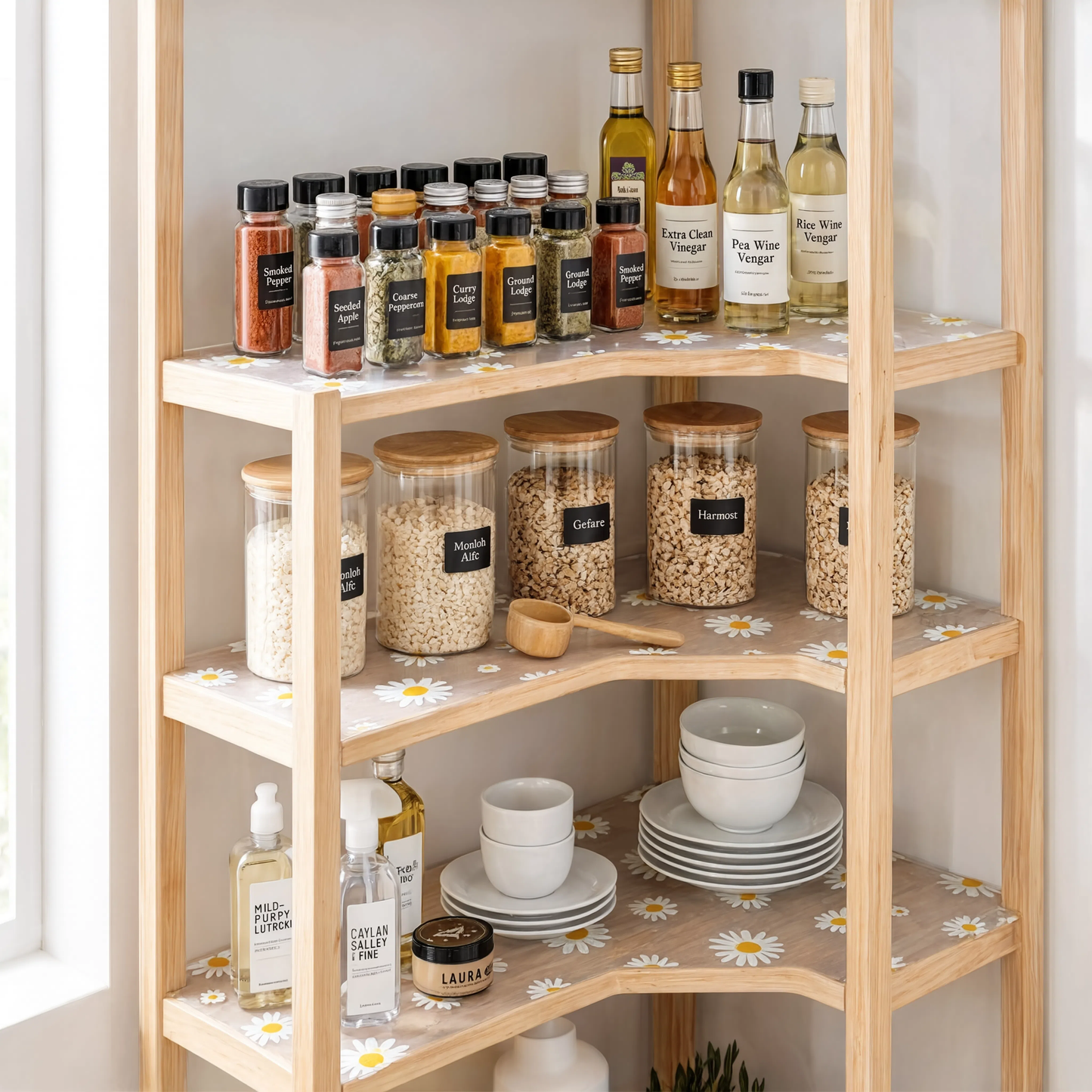 Floral Shelf Liners