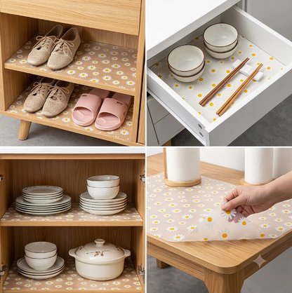 Floral Shelf Liners