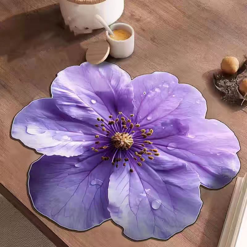 COMBO PACK Countertop Flower Mat & Silicone Coasters (pack of 4)