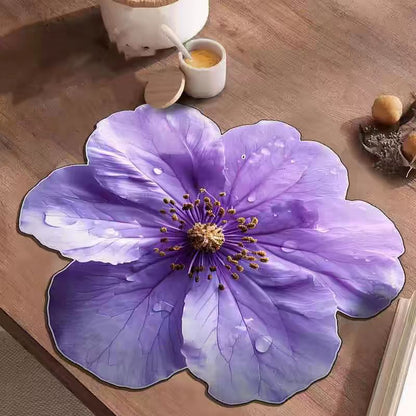COMBO PACK Countertop Flower Mat & Silicone Coasters (pack of 4)