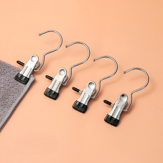 Multi-Purpose Stainless Steel Hanging Clips