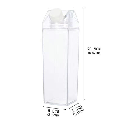 Square-shaped Transparent bottle