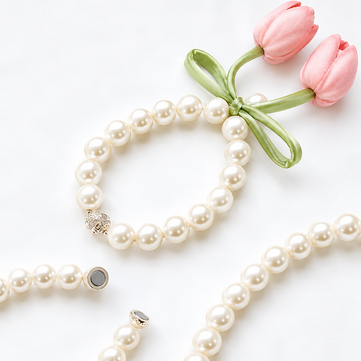 Floral Pearl Strap