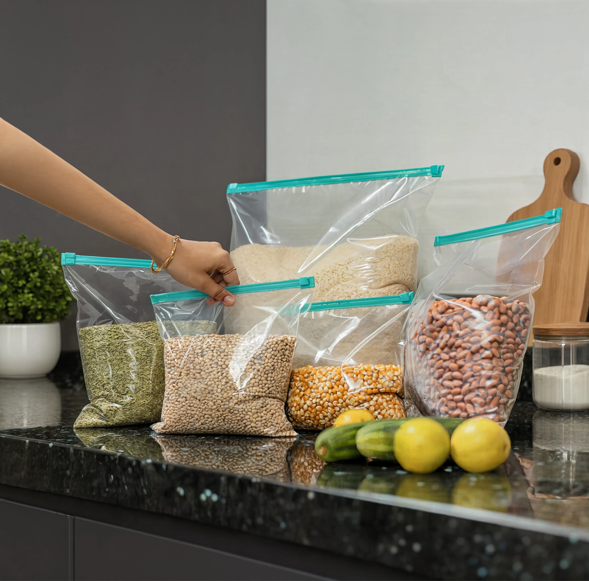 Multipurpose Zip lock Pouches