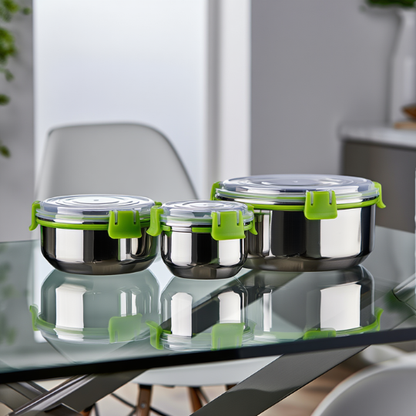 LeakProof Steel Storage Containers