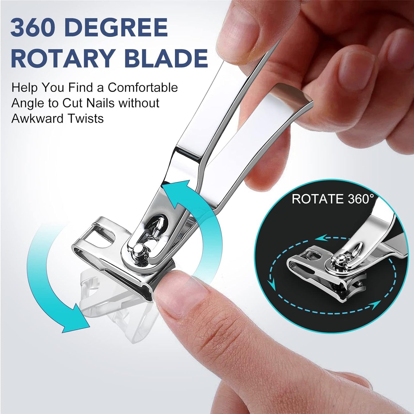 360 Degrees Nail Clipper